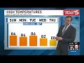 WCYB-5 Bristol VA 11 pm newscast Kit Alexander weather segment July 20 2024