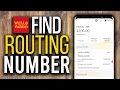 How to Find Routing Number on Wells Fargo App - 2025