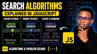 Linear vs Binary Search Explained in JavaScript Divide Conquer Made Easy