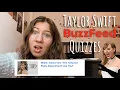 taking TAYLOR SWIFT Buzzfeed Quizzes TTPD edition
