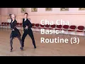 Download Lagu Cha Cha Basic + Routine 3 | Foot Changes, Cuban Break, Check with Ronde Chasse