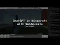 DALL-E and ChatGPT in Minecraft Bedrock - Demo Source on GitHub