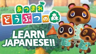 Learn Japanese With Animal Crossing New Horizons Vocabulary Series 48 どうぶつの森 