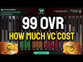 NBA 2K26 How much VC cost to get 99 overall