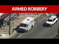 Brinks truck robbed by men armed with assault rifles in Philadelphia police