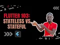 Flutter 103 Stateless vs Stateful Widgets Explained and an App State