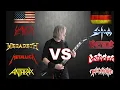 Download Lagu American Big 4 VS German Big 4 (Guitar Riffs Battle)