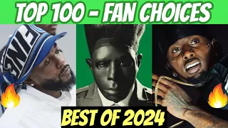 top 100 rap songs of 2024 fan choices 