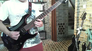 the evil that men do guitar and bass cover 