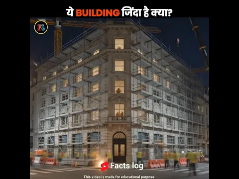 YE BUILDING ZINDA HAI KYA? || #shorts #factslog