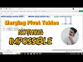 Merging Multiple Pivot Tables In Excel