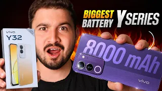 Vivo Y32 Unboxing - 8000mAh, 120Hz, IP69, 256GB