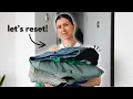 How I RESET My Capsule Wardrobe For A New Season