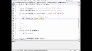 Java1 - Bank Account Part 2