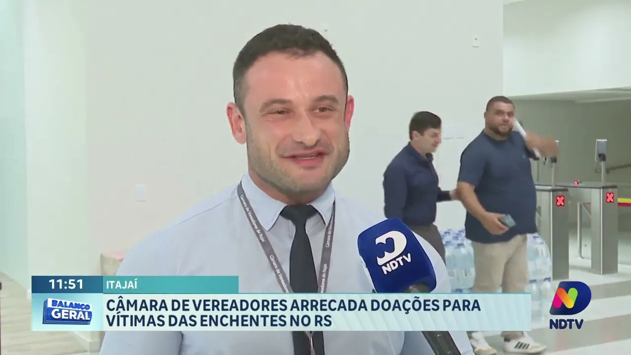 Itajaí arrecada toneladas de doações para apoiar afetados pelas enchentes no Rio Grande do Sul