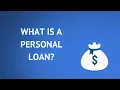 What is a Personal Loan