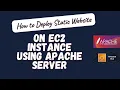 Launch a Static Website on AWS EC2 with Apache in Minutes Beginner-Friendly Tutorial