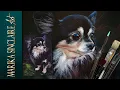 How to paint a realistic Chihuahua portrait in acrylics