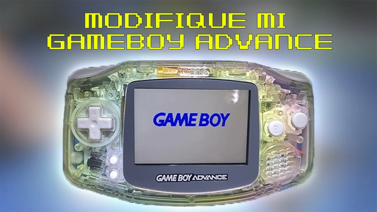 Restauracion Gameboy advance + mod de pantalla!!!