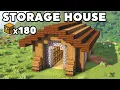Minecraft Starter Storage House Tutorial How to Build