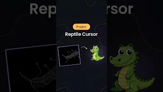 This Reptile Cursor Follows You JavaScript