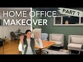 Home Office Makeover Part 1 - Craigslist Dining Table Desk