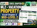 Exp25 Excel Ch02 ML2 - Vacation Property Excel Chapter 2 Mid-Level 2 Complete Tutorial