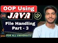 Lec 36 Random Access File File Management in Java OOP Using Java