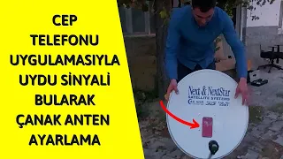 how to adjust satellite dish antenna with your mobile phone satellite signal finding app