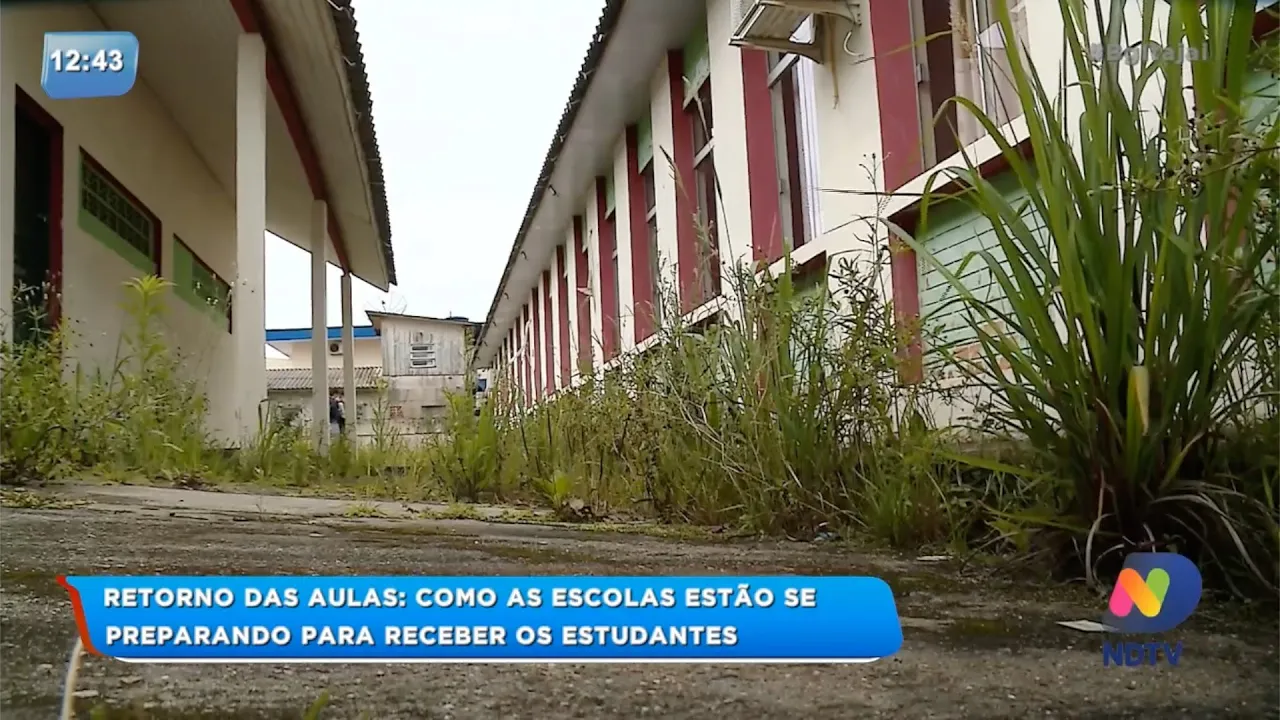 Escolas se preparam para receber os estudantes para a volta as aulas