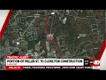 Portion of Miller Street to close for construction