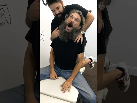 Man Freaks Out from Chiropractor Cracking His Back!