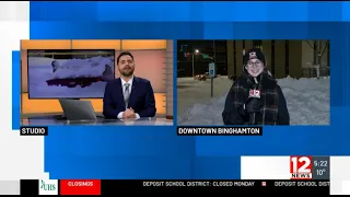 WBNG in Binghamton NY with full coverage during the winter storm on January 26 2026