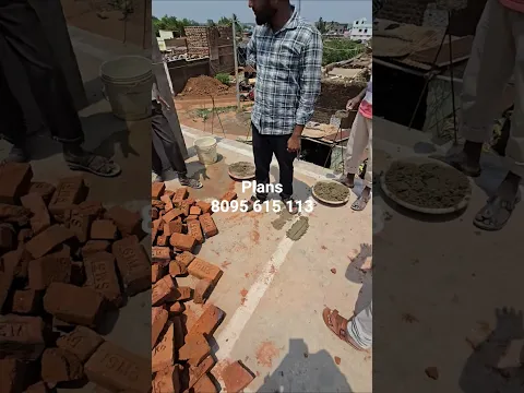 Marking of first floor brick work