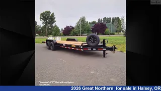 Stunning 2026 Great Northern Tilt Deck Trailer For Sale in Halsey OR