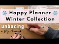 Happy Planner 2025 Winter Release Unboxing New Planners Stickers Accessories