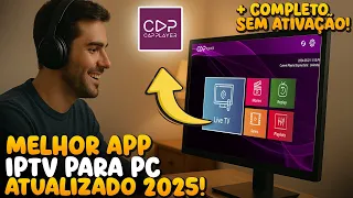 The best IPTV app for PC CAP PLAYER the best IPTV app for computers in 2025