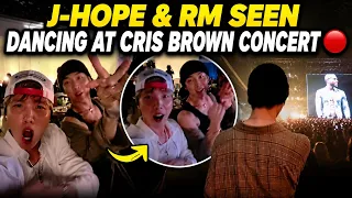 LIVE J-Hope RM Spotted at Cris Brown Concert Seen Dancing at Concert Today J-Hope Instagram