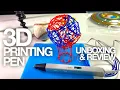 3D Printing Pen Unboxing Review - MYNT3D Professional Printing RP800A 3D Pen with OLED Display