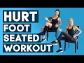 15 Min Hurt Foot Seated Workout - Chair Cardio Workout at Home Cardio Interval Class