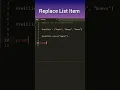 Replace List Item using Python