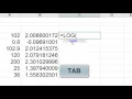Returns the Logarithm of a number