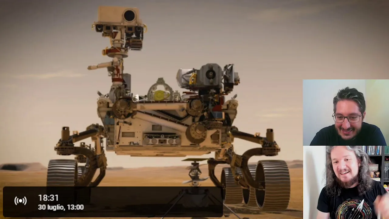 Diretta lancio rover Perseverance NASA verso Marte w/Luca Perri