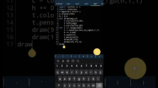 Python turtle graphic design python coding status