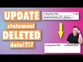 When UPDATE statements DELETE rows