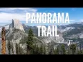 Panorama Trail in Yosemite Hiking from Glacier Point Past 3 Waterfalls to Yosemite Valley