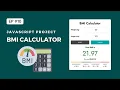 How to create a BMI Calculator in Javascript