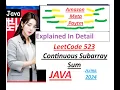Continuous Subarray Sum Leetcode 523 2 Approaches Java Developer Coder
