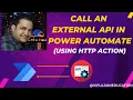 Call an external API using Power Automate