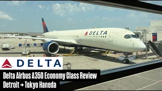 Trip Report Delta Air Lines Airbus A350 Economy Class Detroit to Tokyo Haneda DL275